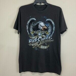 Bob Seger Roll Me Away Tour T-Shirt Mens Sz S Final Tour Silver Bullet Band